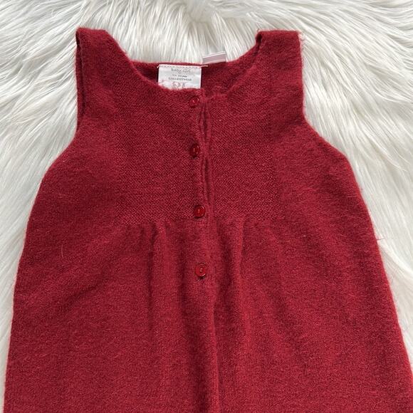 Zara Baby Girl Red Knit Jumper - Picture 2 of 7
